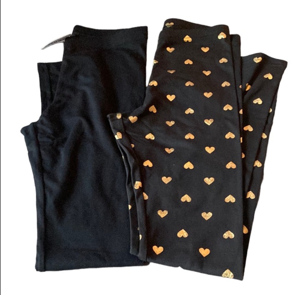 NWT OLD NAVY Girls Jersey Leggings Bundle Set of 2 Sz XL - Picture 1 of 3